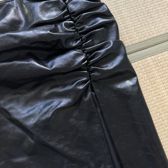 Hanwen Studio Faux Leather Skirt XXS - Picture 6 of 6